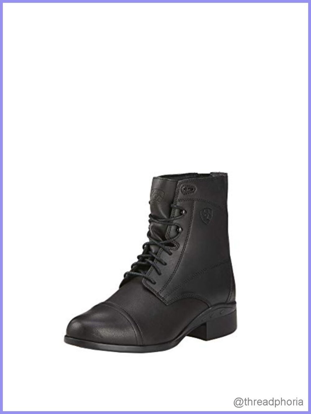 Full-Grain Leather Paddock Boots with 4LR Cushioning & Moisture-Wicking Lining